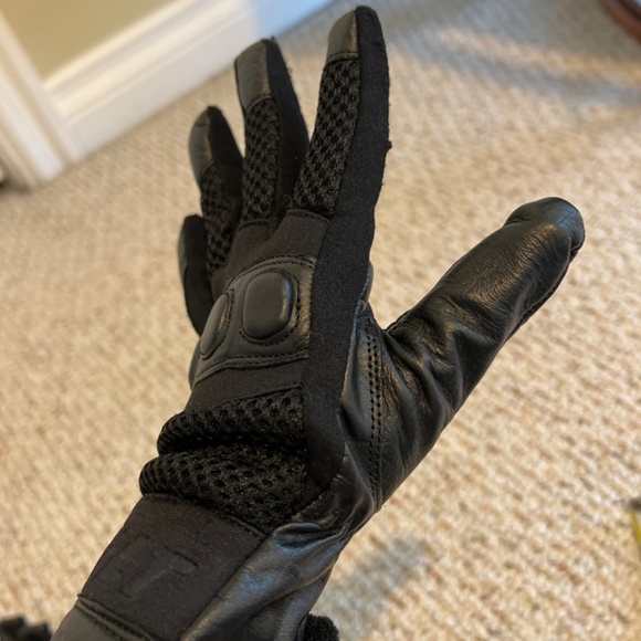 BiLT black motorcycle gloves, M - Picture 5 of 7